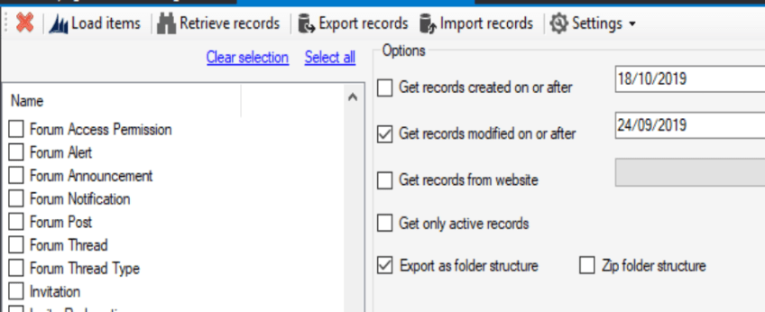 Portal Records Mover